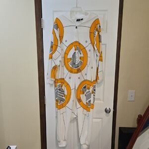 Star Wars Bb8 Cream Hoodie Onesie Pajama